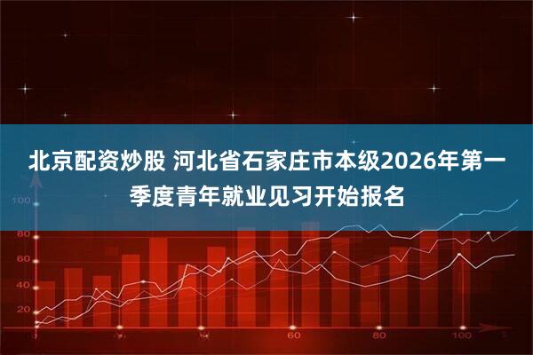 北京配资炒股 河北省石家庄市本级2026年第一季度青年就业见习开始报名