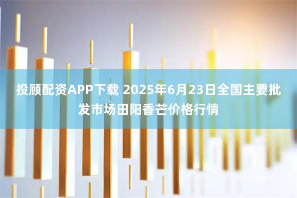投顾配资APP下载 2025年6月23日全国主要批发市场田阳香芒价格行情